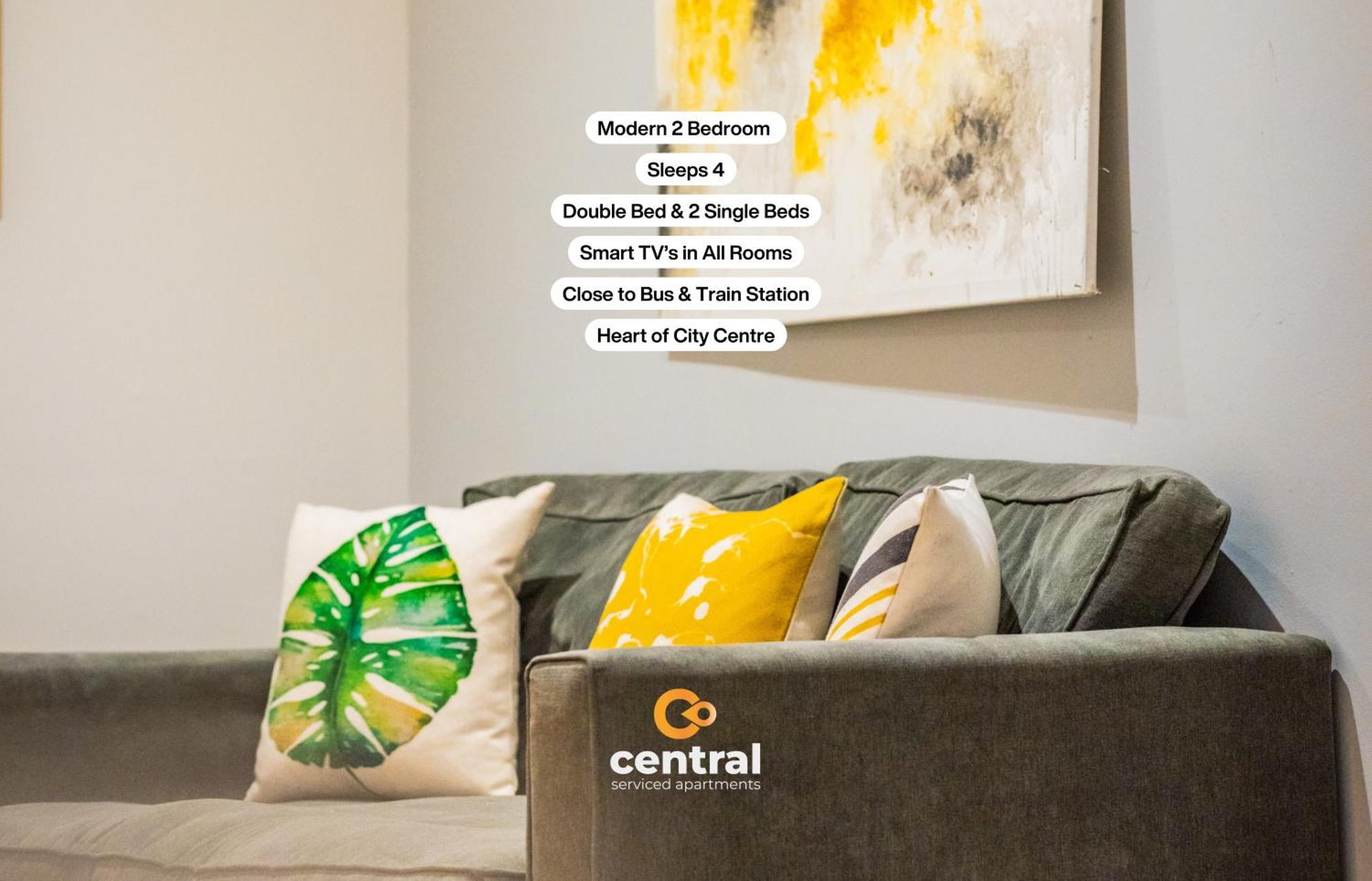 Central Serviced Apartments - 2 Bedroom - Walk Away From City Centre & Universities - Sleeps 4 - 1 X Double 2 X Single - Smart Tvs In All Rooms - Short Term Stays Welcome - Walk Away From Train & Bus Station - Preferred Location For Short Stay In Dun Данди Экстерьер фото